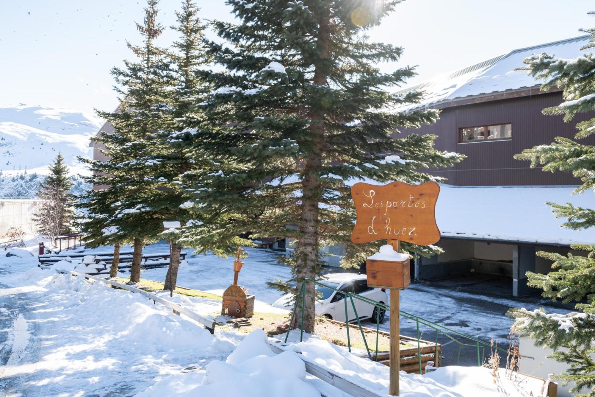 Appartement Confortable A L'Alpe D'Huez De 27 M² Avec Vue Montagne Экстерьер фото