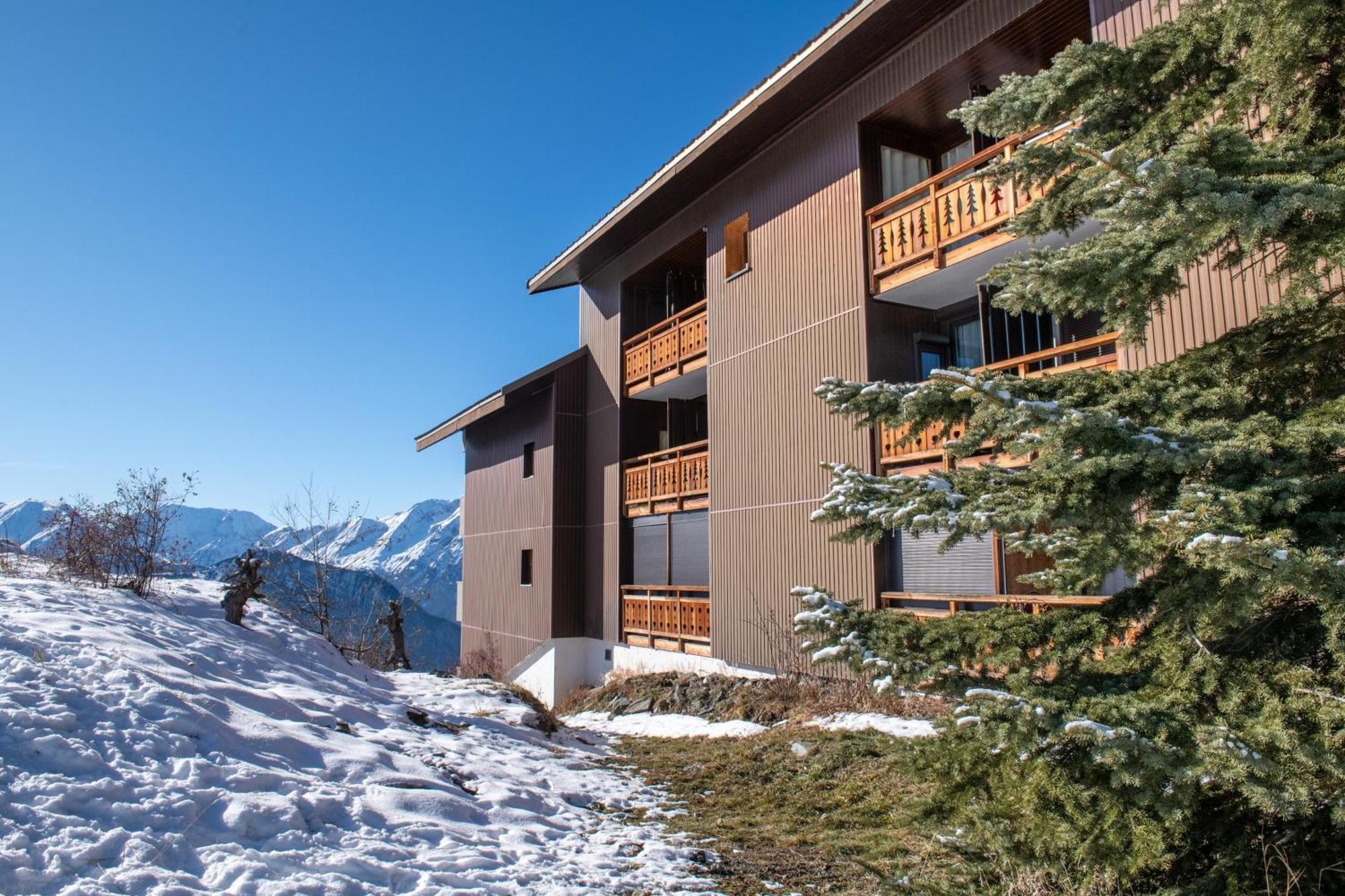 Appartement Confortable A L'Alpe D'Huez De 27 M² Avec Vue Montagne Экстерьер фото