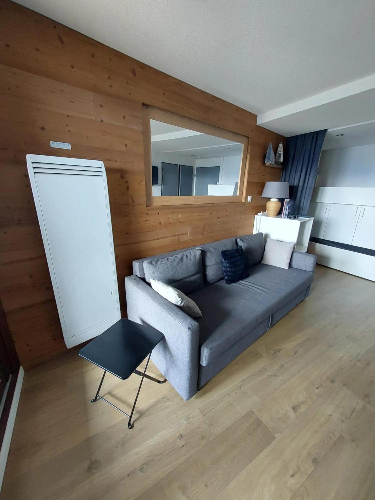 Appartement Confortable A L'Alpe D'Huez De 27 M² Avec Vue Montagne Экстерьер фото