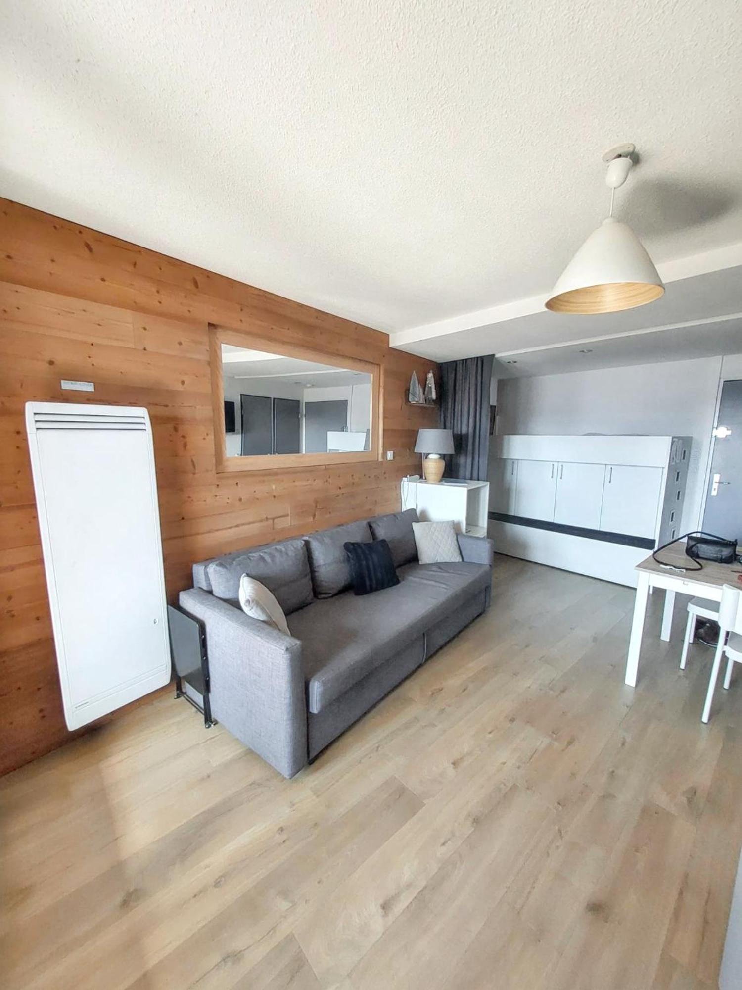 Appartement Confortable A L'Alpe D'Huez De 27 M² Avec Vue Montagne Экстерьер фото